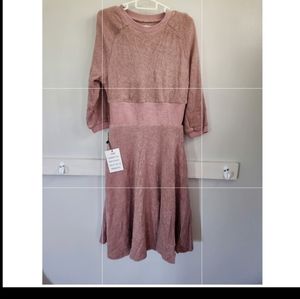 Joyfolie dress Bethenny nwt 8 sweater dusty orchid